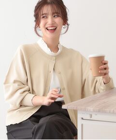 SHOO・LA・RUE / シューラルー カーディガン・ボレロ | 【洗える/S-LL/前後2WAY】クルーネックニットカーディガン