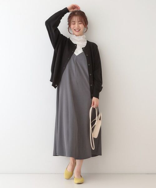 SHOO・LA・RUE / シューラルー カーディガン・ボレロ | 【洗える/S-LL/前後2WAY】クルーネックニットカーディガン | 詳細13