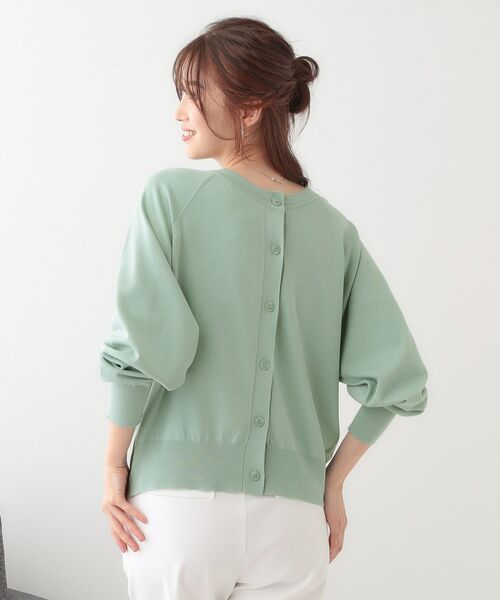 SHOO・LA・RUE / シューラルー カーディガン・ボレロ | 【洗える/S-LL/前後2WAY】クルーネックニットカーディガン | 詳細2