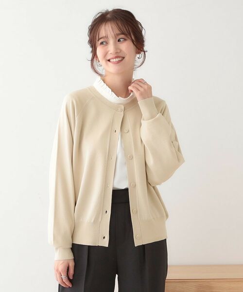 SHOO・LA・RUE / シューラルー カーディガン・ボレロ | 【洗える/S-LL/前後2WAY】クルーネックニットカーディガン | 詳細24