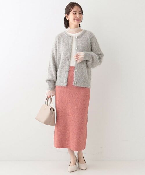 SHOO・LA・RUE / シューラルー カーディガン・ボレロ | 【S-LL】ラメフェザー柄編みカーディガン | 詳細11