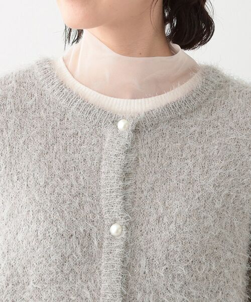 SHOO・LA・RUE / シューラルー カーディガン・ボレロ | 【S-LL】ラメフェザー柄編みカーディガン | 詳細16