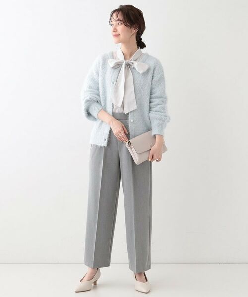 SHOO・LA・RUE / シューラルー カーディガン・ボレロ | 【S-LL】ラメフェザー柄編みカーディガン | 詳細7