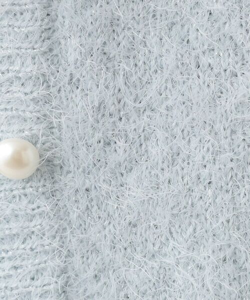 SHOO・LA・RUE / シューラルー カーディガン・ボレロ | 【S-LL】ラメフェザー柄編みカーディガン | 詳細8