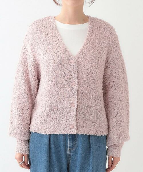 SHOO・LA・RUE / シューラルー カーディガン・ボレロ | 【S-LL】ふわふわ軽やかラメニットカーディガン | 詳細13