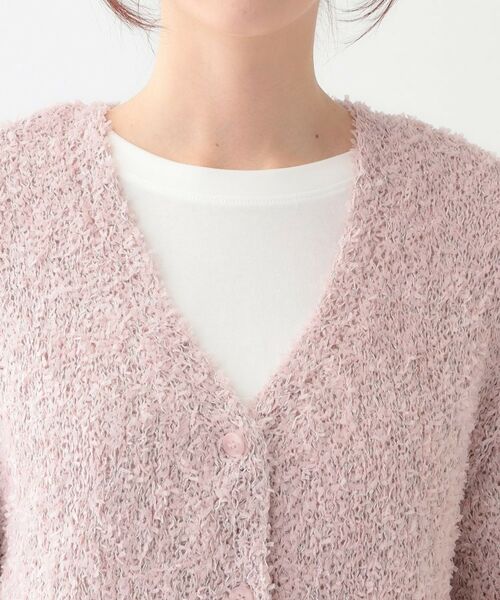 SHOO・LA・RUE / シューラルー カーディガン・ボレロ | 【S-LL】ふわふわ軽やかラメニットカーディガン | 詳細16