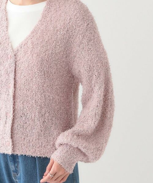 SHOO・LA・RUE / シューラルー カーディガン・ボレロ | 【S-LL】ふわふわ軽やかラメニットカーディガン | 詳細17