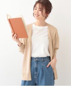 SHOO・LA・RUE / シューラルー カーディガン・ボレロ | 【S-LL】リブのラメが華やかな トッパー ニットカーディガン