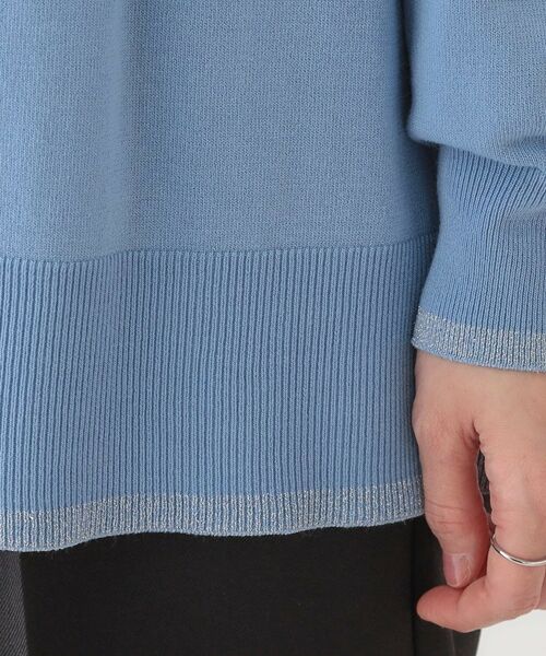 SHOO・LA・RUE / シューラルー カーディガン・ボレロ | 【S-LL】リブのラメが華やかな トッパー ニットカーディガン | 詳細22