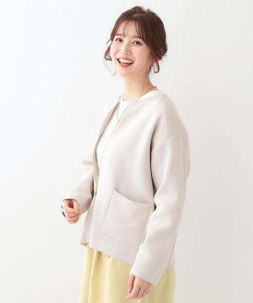 SHOO・LA・RUE / シューラルー カーディガン・ボレロ | 【S-LL】ジャガードZIPニットカーディガン | 詳細10