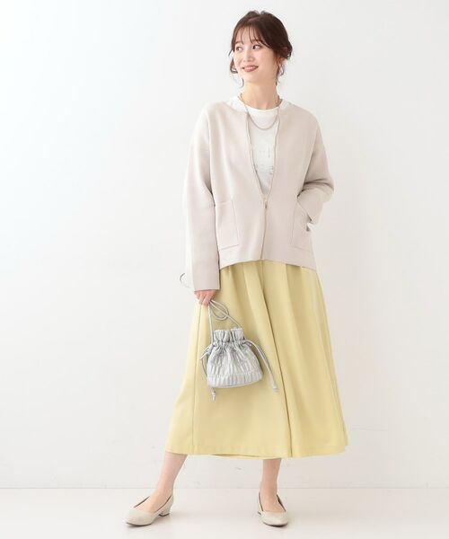 SHOO・LA・RUE / シューラルー カーディガン・ボレロ | 【S-LL】ジャガードZIPニットカーディガン | 詳細11