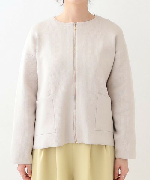 SHOO・LA・RUE / シューラルー カーディガン・ボレロ | 【S-LL】ジャガードZIPニットカーディガン | 詳細13