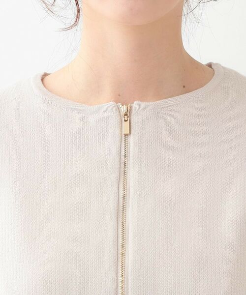 SHOO・LA・RUE / シューラルー カーディガン・ボレロ | 【S-LL】ジャガードZIPニットカーディガン | 詳細16