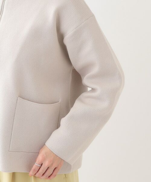 SHOO・LA・RUE / シューラルー カーディガン・ボレロ | 【S-LL】ジャガードZIPニットカーディガン | 詳細17