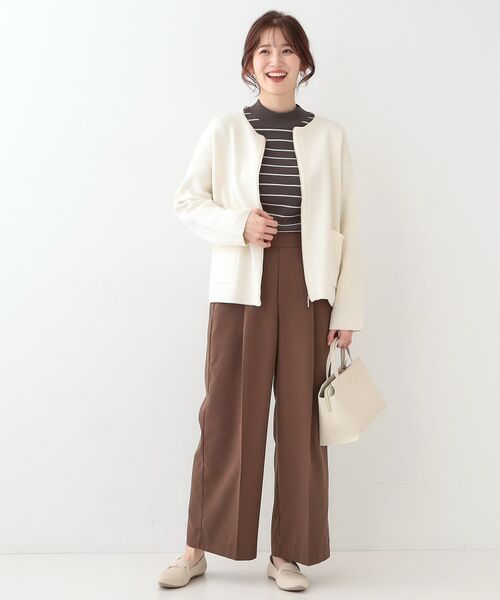 SHOO・LA・RUE / シューラルー カーディガン・ボレロ | 【S-LL】ジャガードZIPニットカーディガン | 詳細3