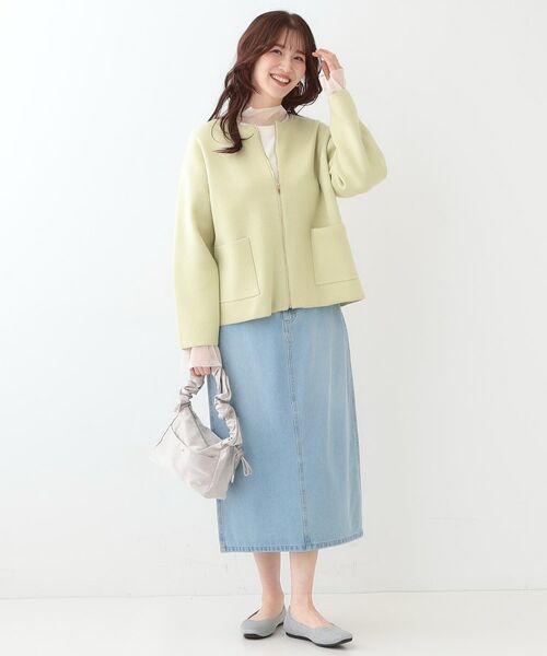 SHOO・LA・RUE / シューラルー カーディガン・ボレロ | 【S-LL】ジャガードZIPニットカーディガン | 詳細7