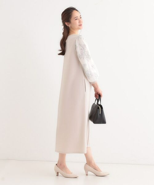 SHOO・LA・RUE / シューラルー ロング・マキシ丈ワンピース | 1枚で上品に決まる お袖レース切り替え7分袖ワンピース | 詳細10