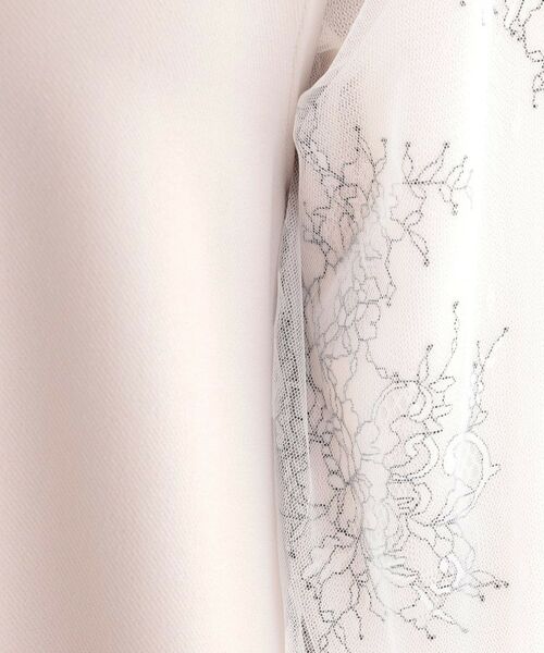 SHOO・LA・RUE / シューラルー ロング・マキシ丈ワンピース | 1枚で上品に決まる お袖レース切り替え7分袖ワンピース | 詳細12