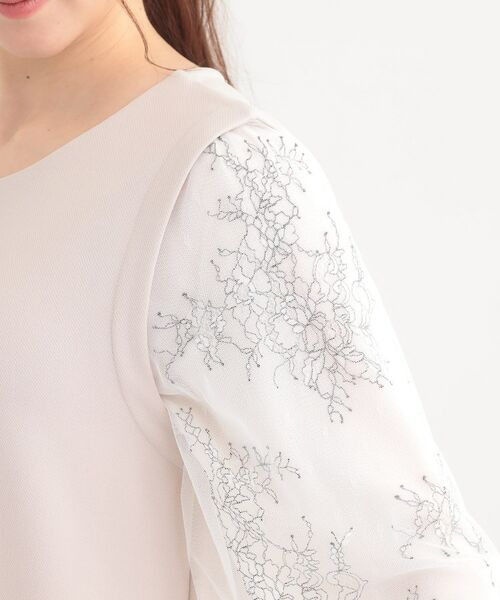 SHOO・LA・RUE / シューラルー ロング・マキシ丈ワンピース | 1枚で上品に決まる お袖レース切り替え7分袖ワンピース | 詳細18