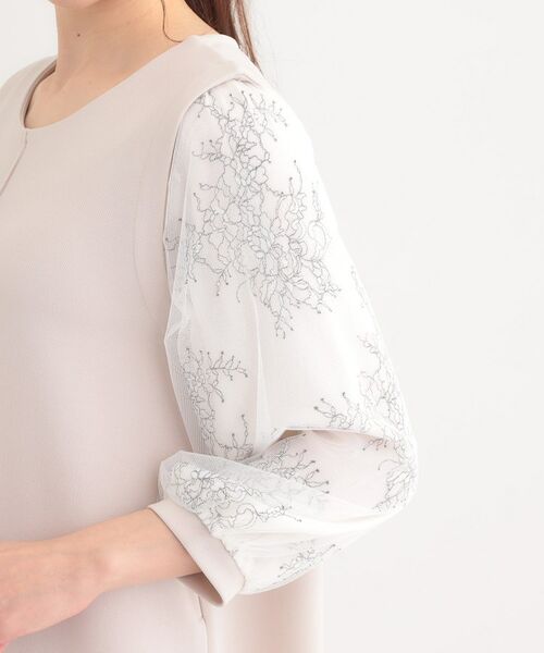 SHOO・LA・RUE / シューラルー ロング・マキシ丈ワンピース | 1枚で上品に決まる お袖レース切り替え7分袖ワンピース | 詳細19