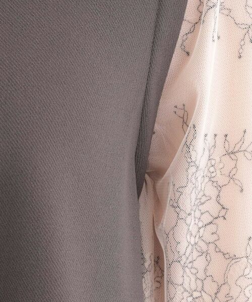 SHOO・LA・RUE / シューラルー ロング・マキシ丈ワンピース | 1枚で上品に決まる お袖レース切り替え7分袖ワンピース | 詳細4