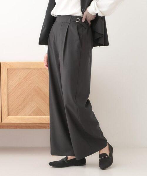 SHOO・LA・RUE / シューラルー パンツ | 【洗える/セットアップ可】タック入りワイドパンツ | 詳細5