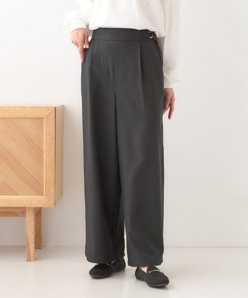 SHOO・LA・RUE / シューラルー パンツ | 【洗える/セットアップ可】タック入りワイドパンツ | 詳細6
