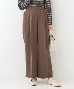 SHOO・LA・RUE / シューラルー パンツ | 【洗える/UV/吸水速乾/アンチピリング/S-LL】 タックワイドパンツ