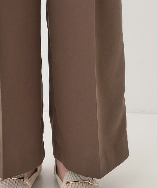 SHOO・LA・RUE / シューラルー パンツ | 【洗える/UV/吸水速乾/アンチピリング/S-LL】 タックワイドパンツ | 詳細19