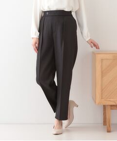 SHOO・LA・RUE / シューラルー パンツ | 【S-LL】オフィスシーンでも活躍 タックテーパードパンツ