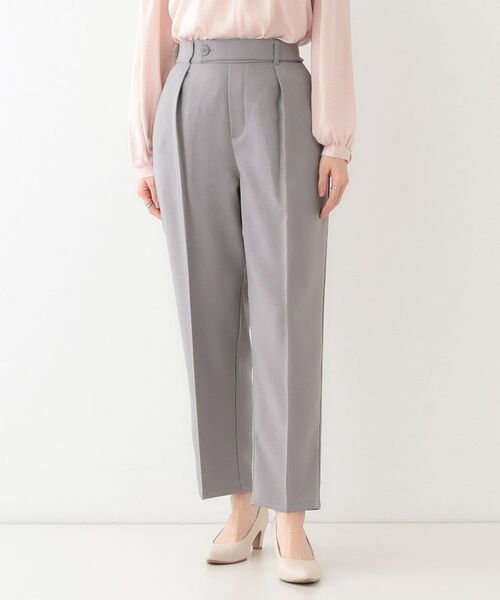 SHOO・LA・RUE / シューラルー パンツ | 【S-LL】オフィスシーンでも活躍 タックテーパードパンツ | 詳細1