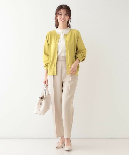 SHOO・LA・RUE / シューラルー パンツ | 【S-LL】オフィスシーンでも活躍 タックテーパードパンツ | 詳細11