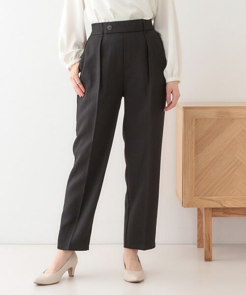 SHOO・LA・RUE / シューラルー パンツ | 【S-LL】オフィスシーンでも活躍 タックテーパードパンツ | 詳細5