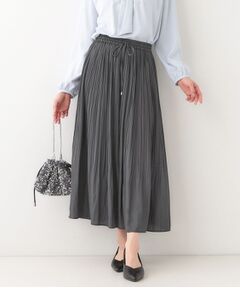 SHOO・LA・RUE / シューラルー ロング・マキシ丈スカート | 【高レビュー】広がり過ぎずすっきりと サテンプリーツスカート