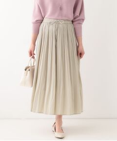 SHOO・LA・RUE / シューラルー ロング・マキシ丈スカート | 【高レビュー】広がり過ぎずすっきりと サテンプリーツスカート