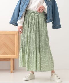 SHOO・LA・RUE / シューラルー ロング・マキシ丈スカート | 【高レビュー】広がり過ぎずすっきりと サテンプリーツスカート