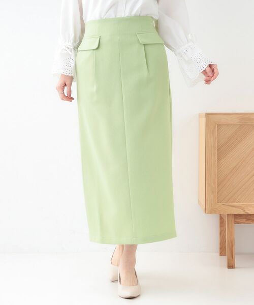 SHOO・LA・RUE / シューラルー ロング・マキシ丈スカート | 【S-LL】フラップナロースカート | 詳細1