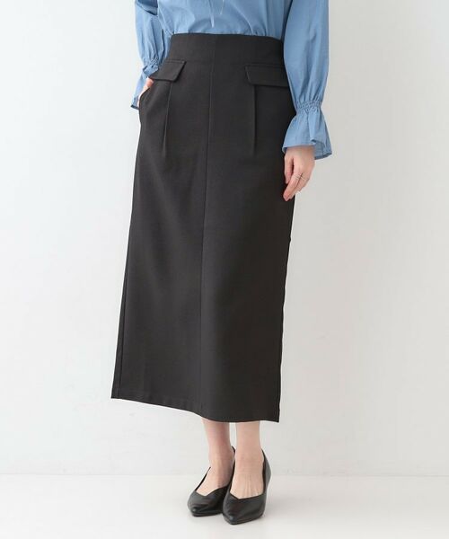 SHOO・LA・RUE / シューラルー ロング・マキシ丈スカート | 【S-LL】フラップナロースカート | 詳細5