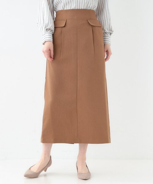 SHOO・LA・RUE / シューラルー ロング・マキシ丈スカート | 【S-LL】フラップナロースカート | 詳細9