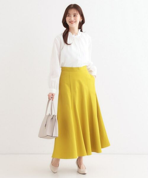 SHOO・LA・RUE / シューラルー ロング・マキシ丈スカート | 【S-LL】ZIP使いフレアスカート | 詳細11
