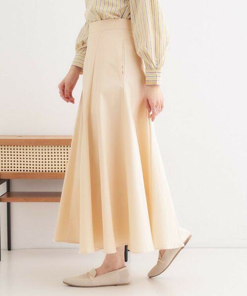 SHOO・LA・RUE / シューラルー ロング・マキシ丈スカート | 【S-LL】ZIP使いフレアスカート | 詳細2