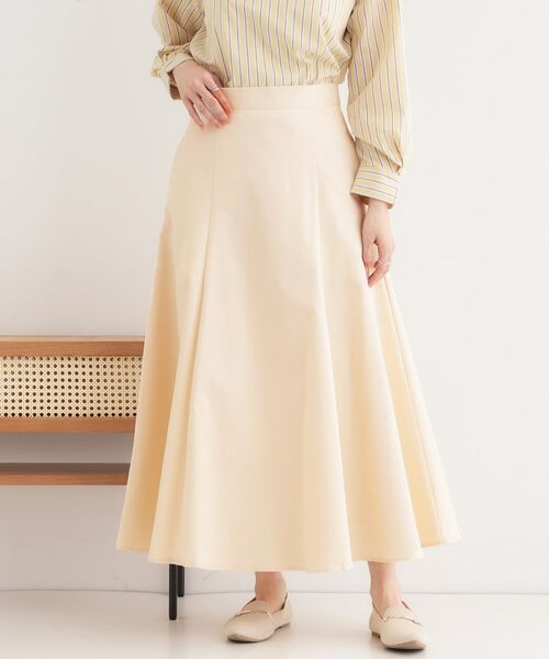 SHOO・LA・RUE/シューラルー ZIP使いフレアスカート オフホワイト(003) 03(L) SHOO・LA・RUE/シューラルー ZIP使いフレアスカート オフホワイト(003) 03(L)