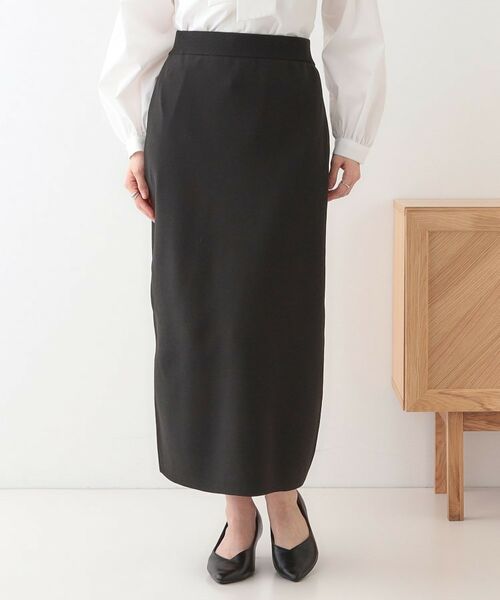 SHOO・LA・RUE / シューラルー スカート | 【洗える/セットアップ可】前後2WAYスポンディッシュ ナロースカート | 詳細1