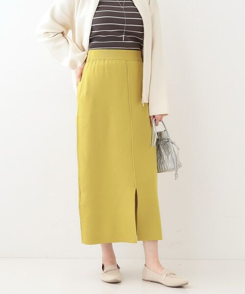 SHOO・LA・RUE / シューラルー スカート | 【洗える/セットアップ可】前後2WAYスポンディッシュ ナロースカート | 詳細12