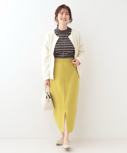 SHOO・LA・RUE / シューラルー スカート | 【洗える/セットアップ可】前後2WAYスポンディッシュ ナロースカート | 詳細13