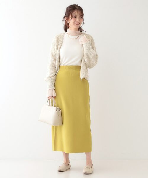 SHOO・LA・RUE / シューラルー スカート | 【洗える/セットアップ可】前後2WAYスポンディッシュ ナロースカート | 詳細14