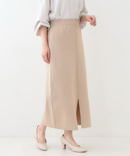 SHOO・LA・RUE / シューラルー スカート | 【洗える/セットアップ可】前後2WAYスポンディッシュ ナロースカート | 詳細23