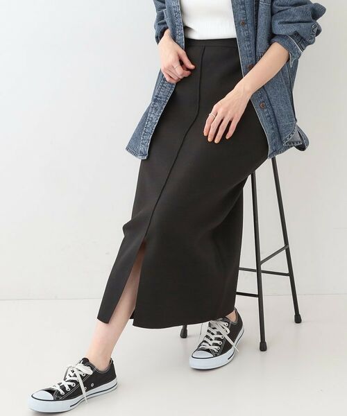 SHOO・LA・RUE / シューラルー スカート | 【洗える/セットアップ可】前後2WAYスポンディッシュ ナロースカート | 詳細6