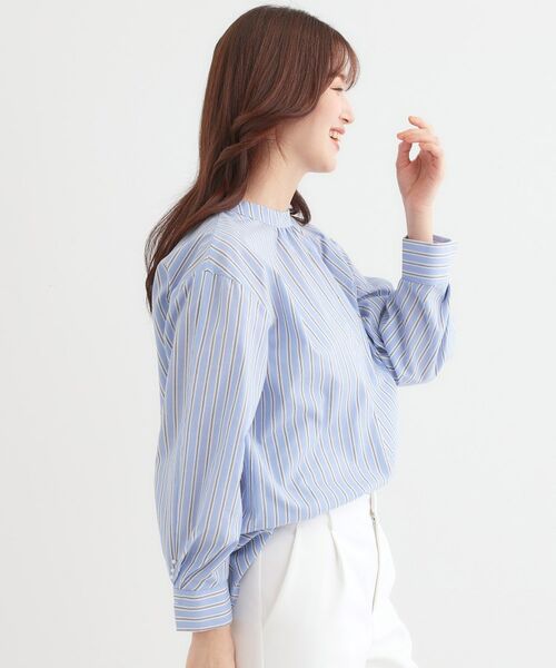 SHOO・LA・RUE / シューラルー シャツ・ブラウス | 【洗える】洗濯後しわになにりくい お袖タックブラウス | 詳細10