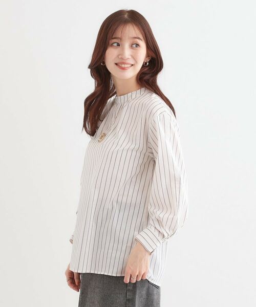 SHOO・LA・RUE / シューラルー シャツ・ブラウス | 【洗える】洗濯後しわになにりくい お袖タックブラウス | 詳細21